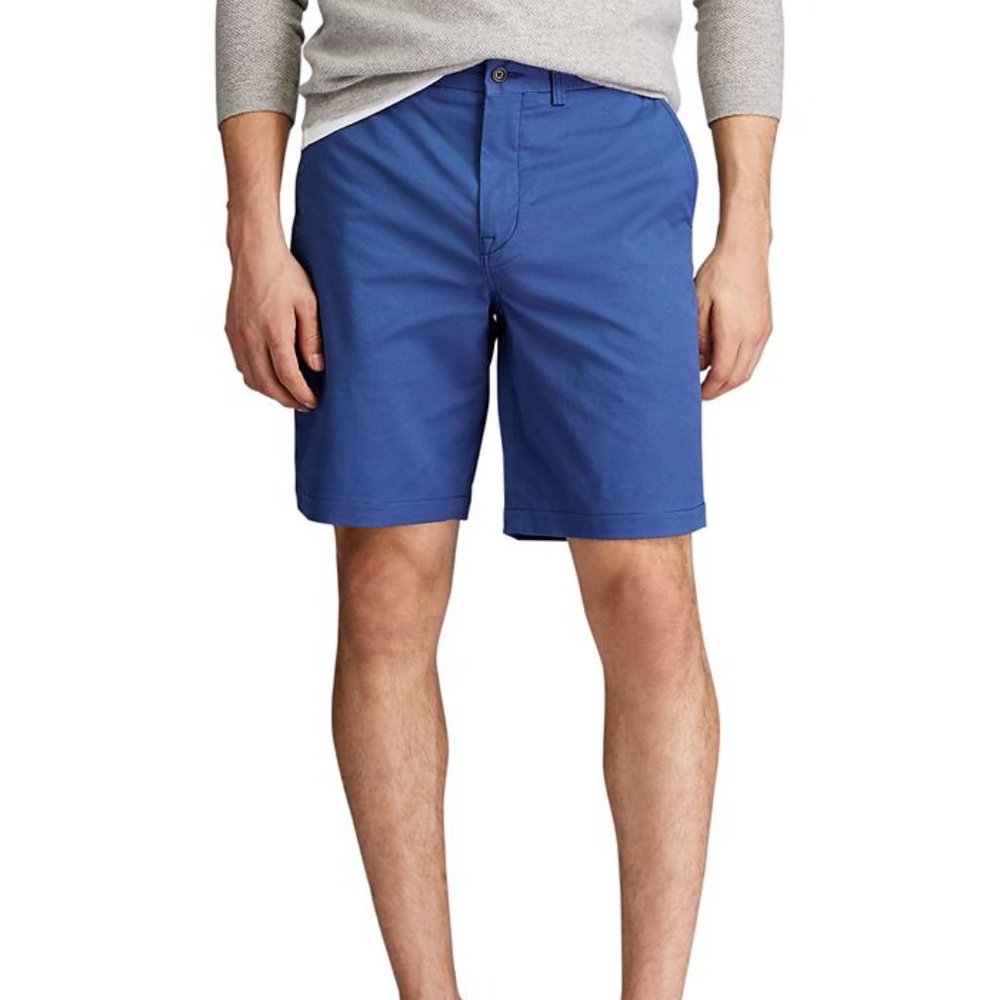 Polo Ralph Lauren Stretch Slim Blue Shorts 40in
